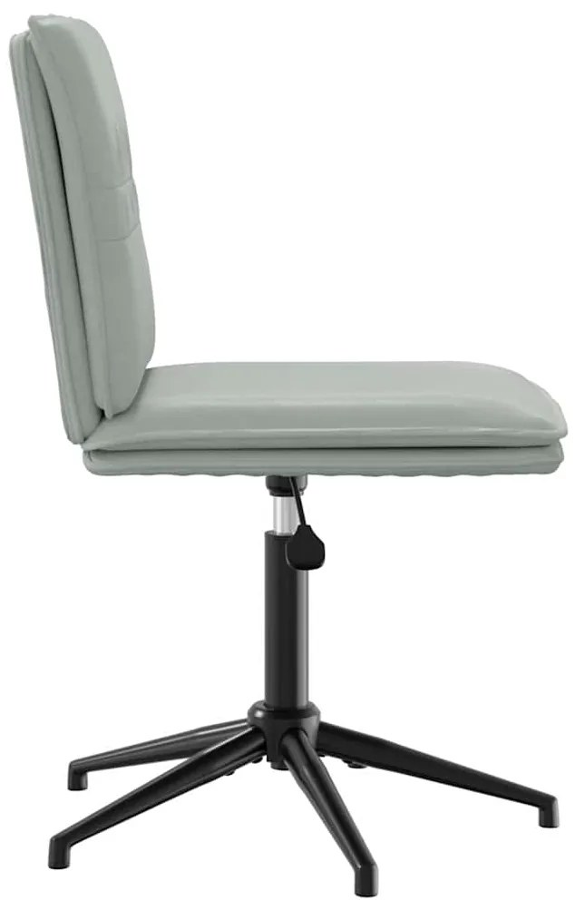 Cadeiras de jantar 2 pcs veludo cinzento-claro