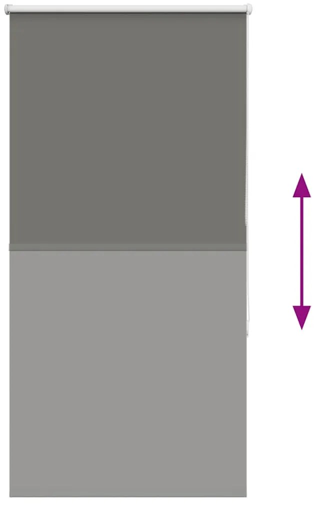 Persiana de enrolar 70x130 cm largura tecido 65,7 cm poliéster