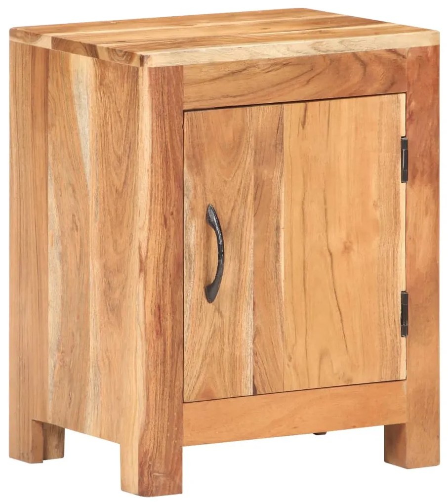 Mesa de cabeceira 40x30x50 cm madeira de acácia maciça