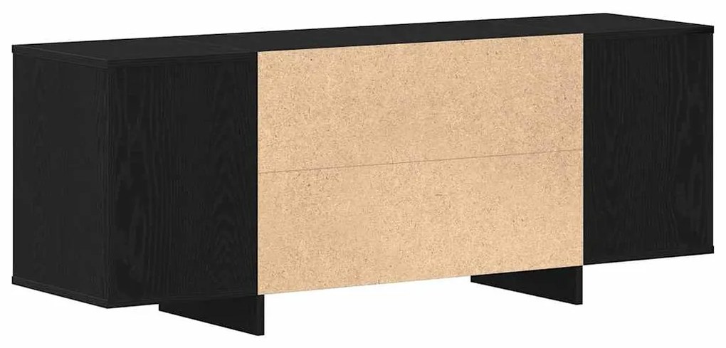 Estante de TV vidaXL - Carvalho Preto - 120x30x40.5 cm - Feito de Made