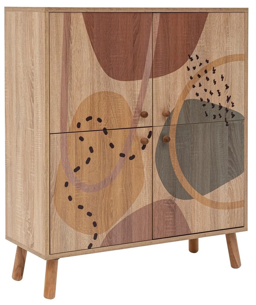 Armário Multiuso Multilux – Multicolor – 95 cm x 111 cm x 36 cm