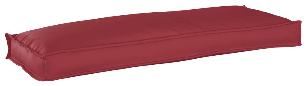 vidaXL Cushion de Palete para Banco Vermelho 110x40x8 cm Tecido Oxford