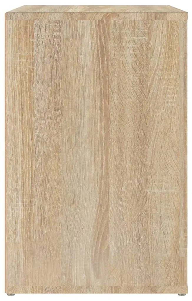 Sapateira 130x35x54 cm derivados de madeira carvalho sonoma