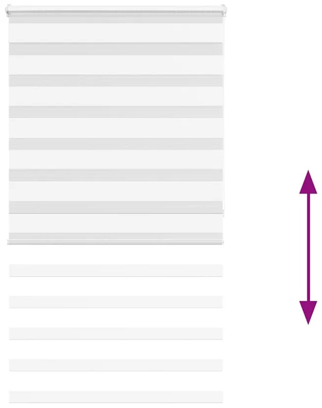 Cortina de zebra 105x230 cm largura do tecido 100,9cm poliéster