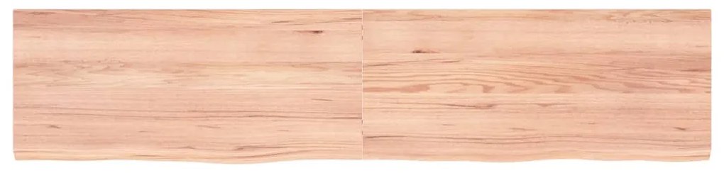 Prateleira de parede 180x40x(2-4) cm carvalho tratado castanho