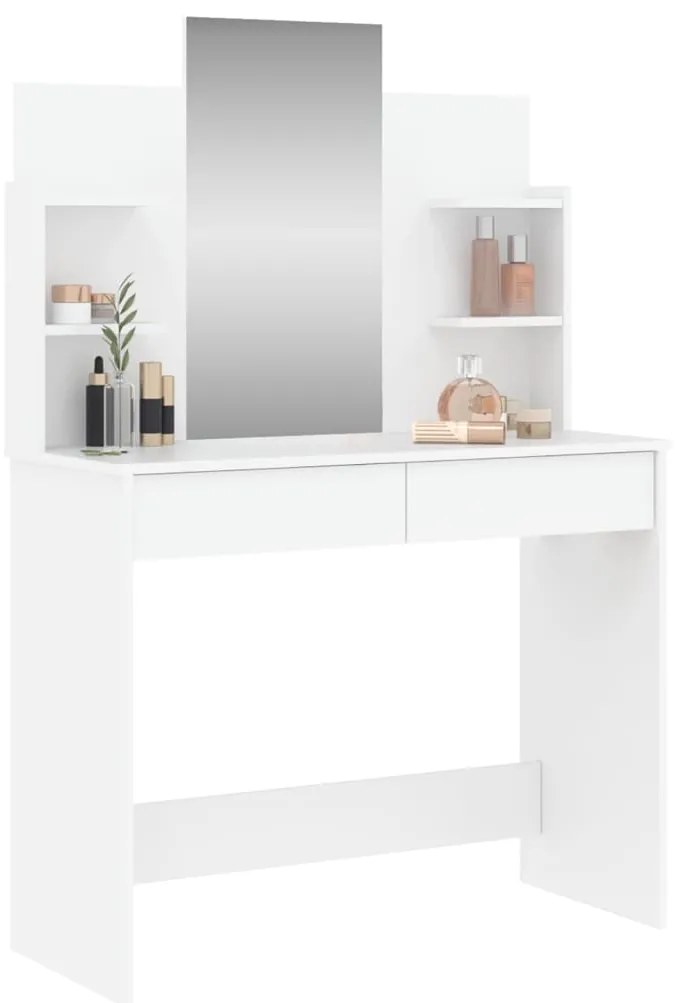 Toucador com espelho 96x39x142 cm cor branco