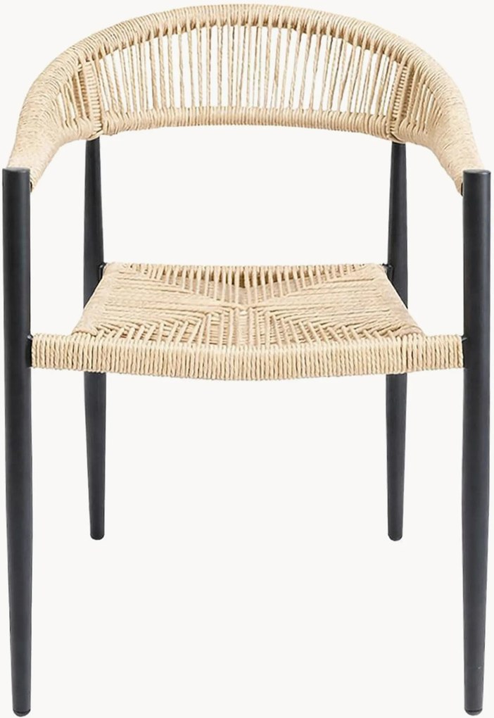 Cadeira de jantar para jardim com braços Palma