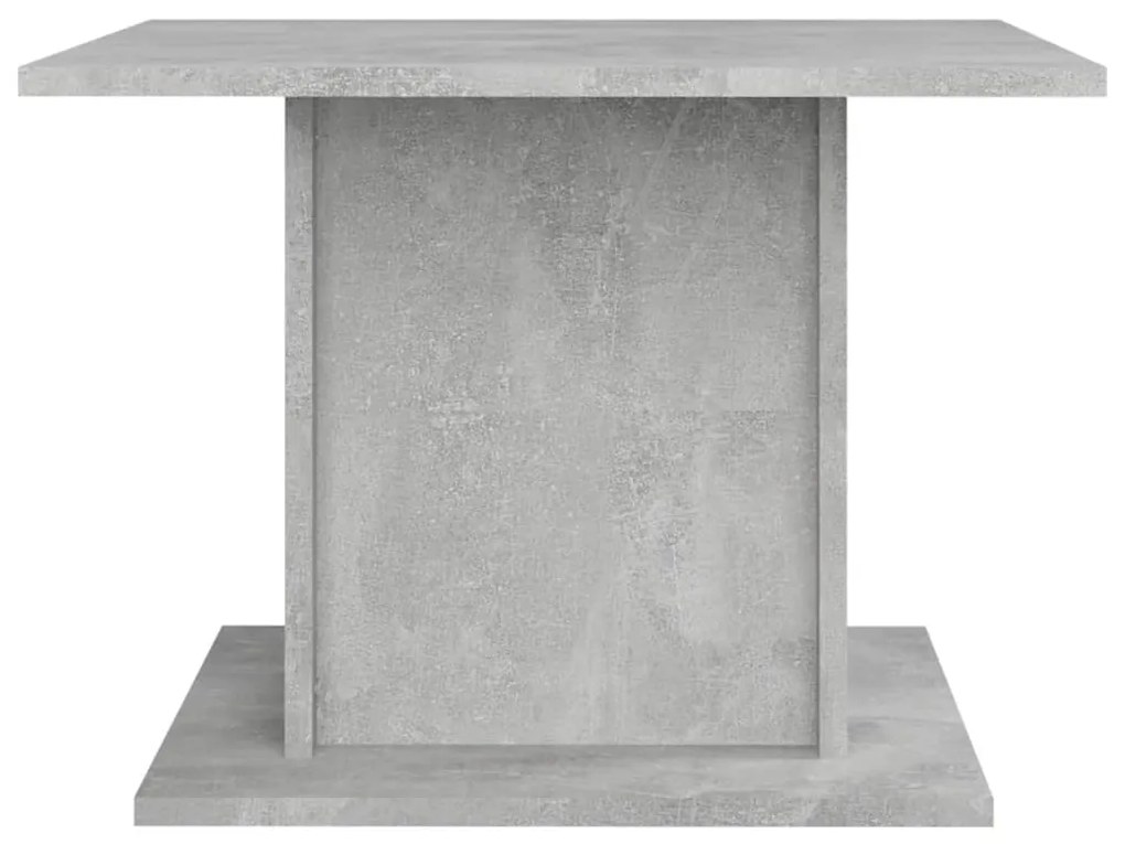 Mesa de centro 55,5x55,5x40 cm derivados madeira cinza-cimento