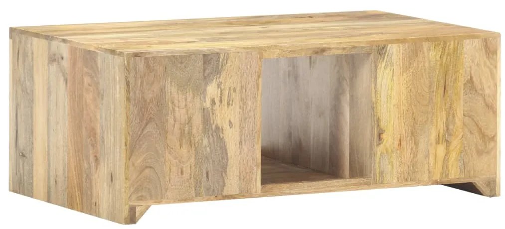 Mesa de centro 90x50x35 cm madeira de mangueira maciça