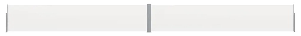 vidaXL Toldo lateral retrátil para pátio 140x1200 cm creme