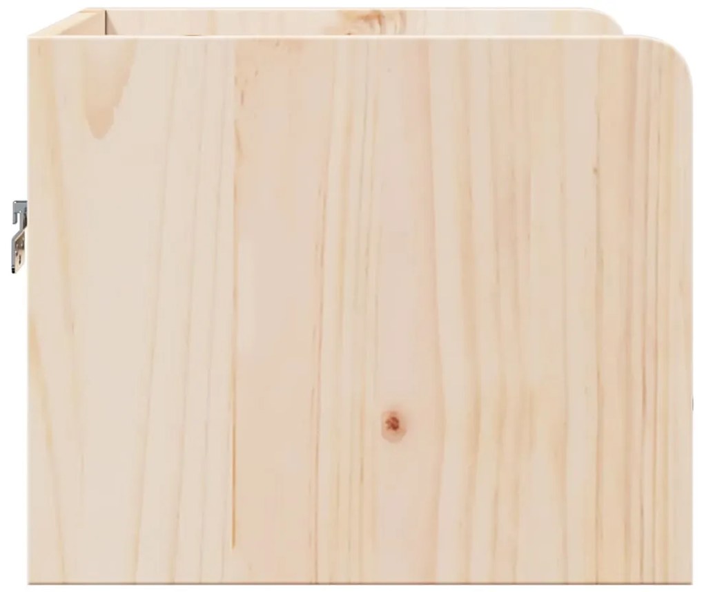 Mesa-de-cabeceira com gaveta Montado na parede Castanho 38 x 36 x 29,5