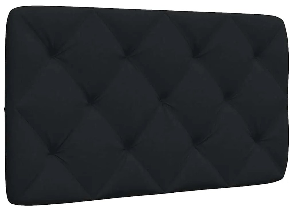 Almofadão de cabeceira 80 cm tecido preto