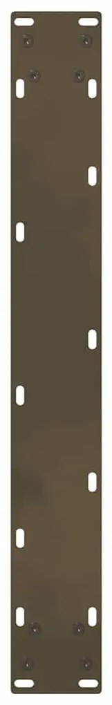 Pés de mesa de bar em aço natural, 2 peças, 60x(100-101) cm, aço