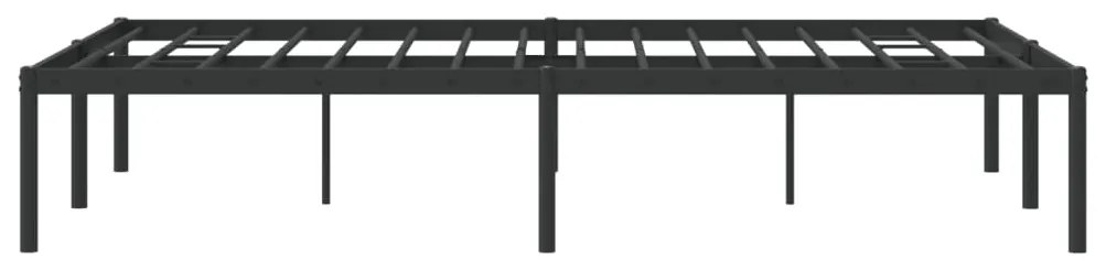 Estrutura de cama 120x190 cm metal preto
