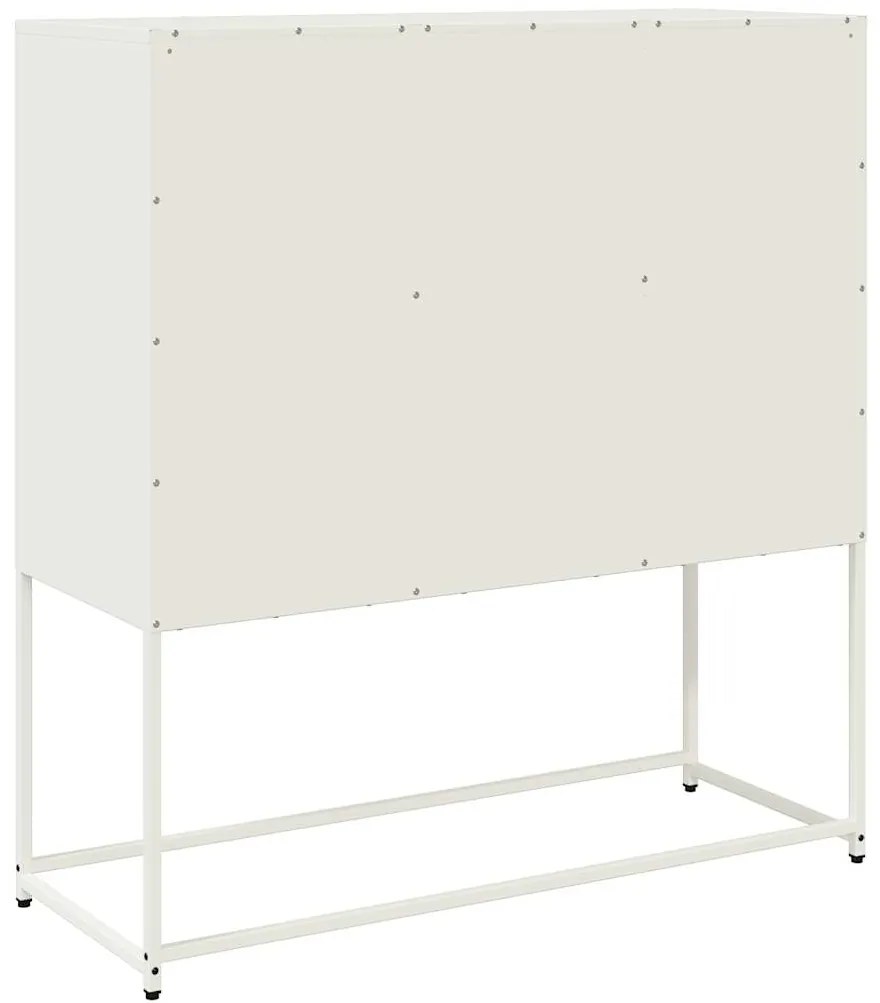 Aparador 100,5x39x107 cm aço laminado a frio branco
