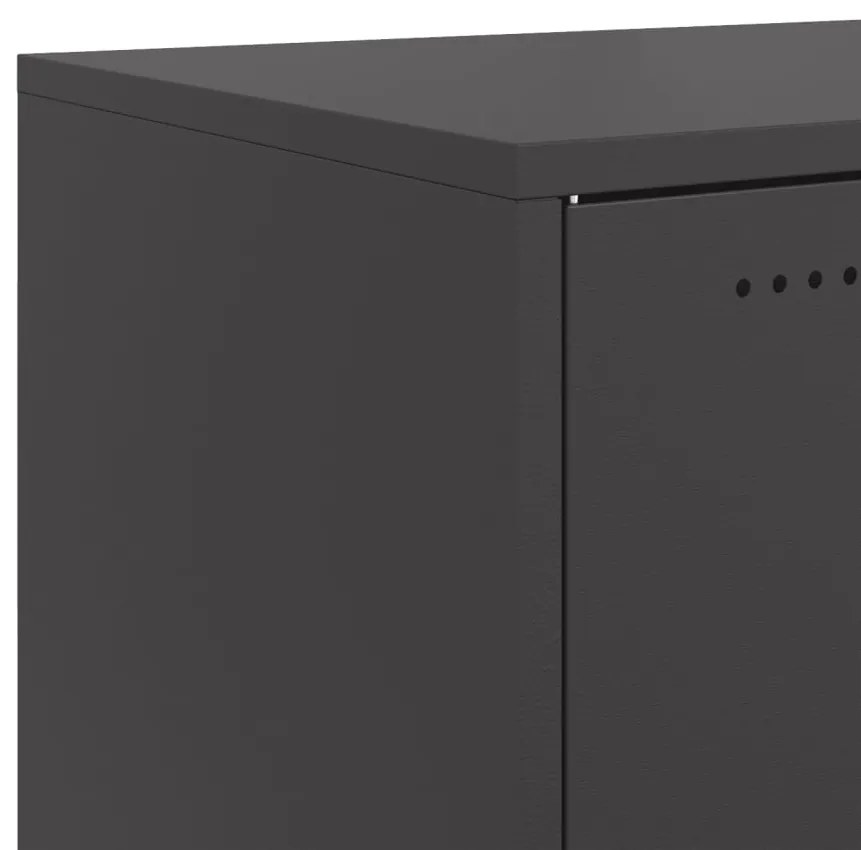 Aparador 100,5x39x72 cm aço preto