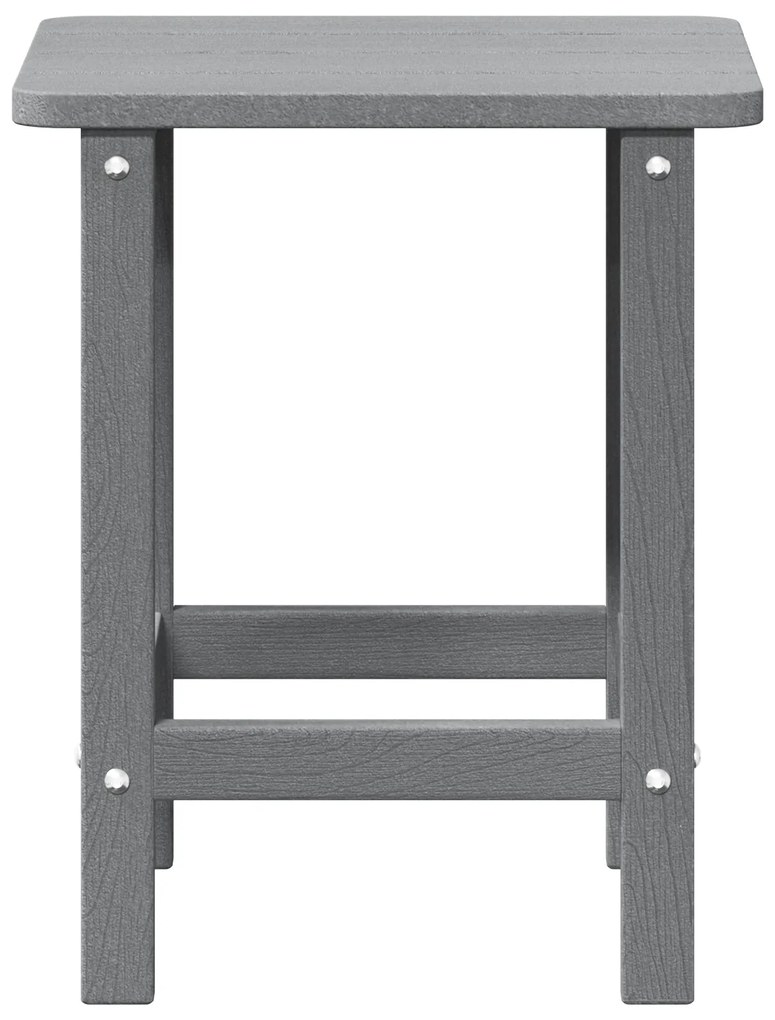 Mesa lateral Adirondack Cinza-claro 38x38x45 cm HDPE