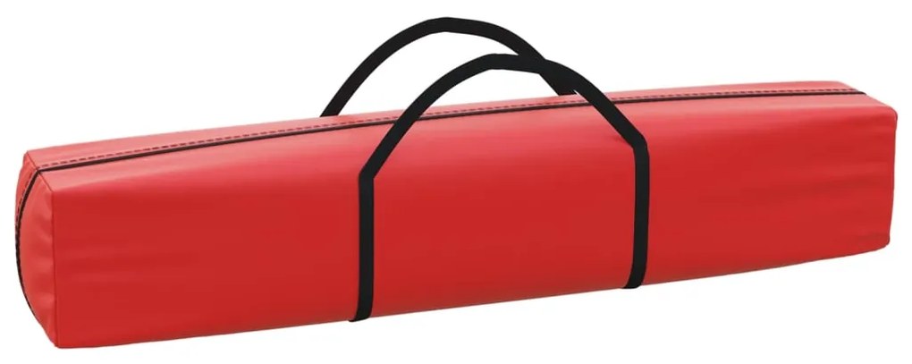 Tenda para festas dobrável com paredes laterais 2x2 m vermelho