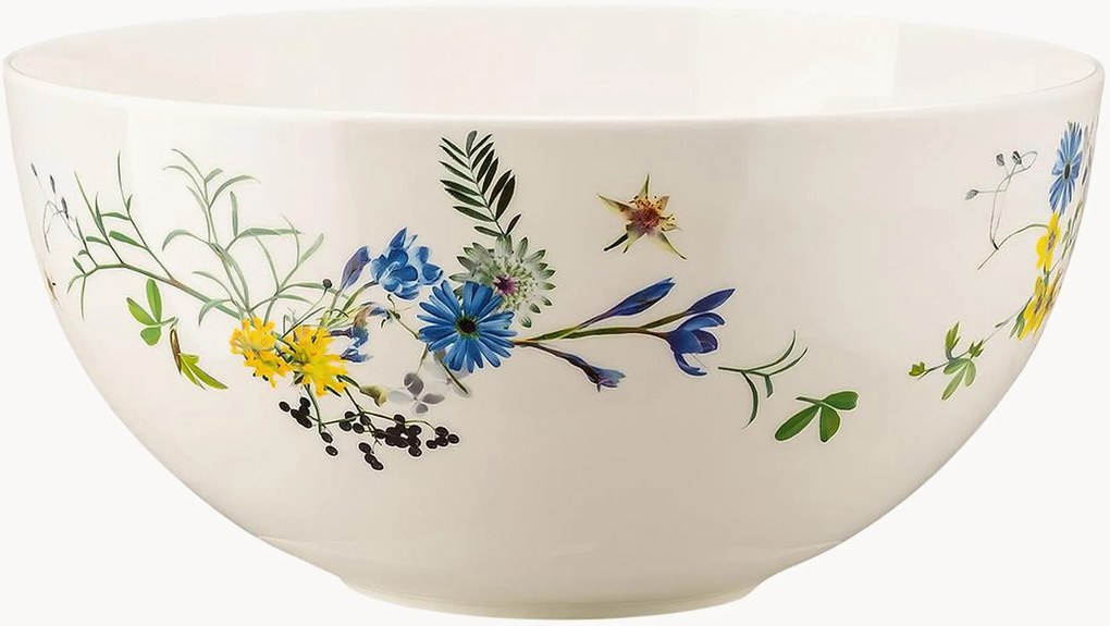 Saladeira em porcelana fina Brillance Fleurs Des Alpes