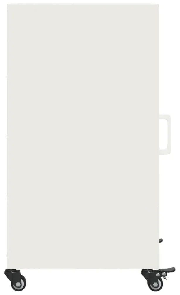 Aparador 36x39x72 cm aço branco