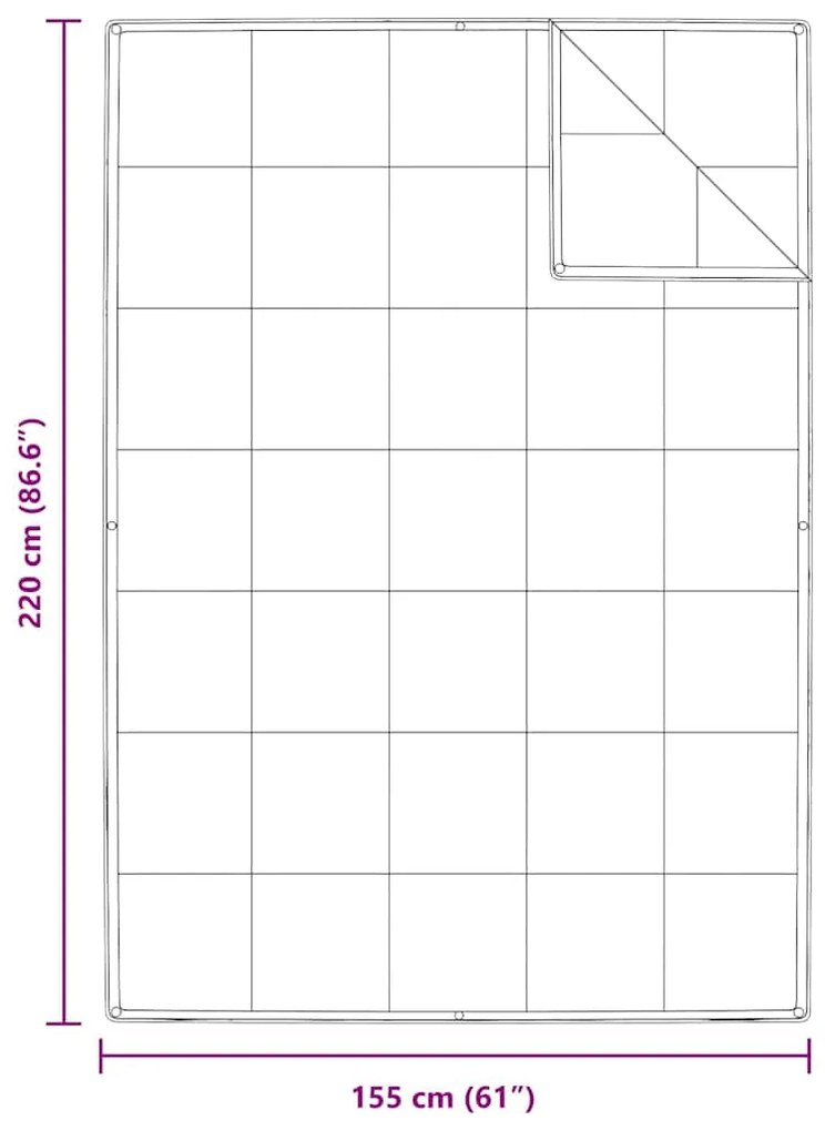 Colchas &amp; Duvets Branco 155 x 220 cm Penugem
