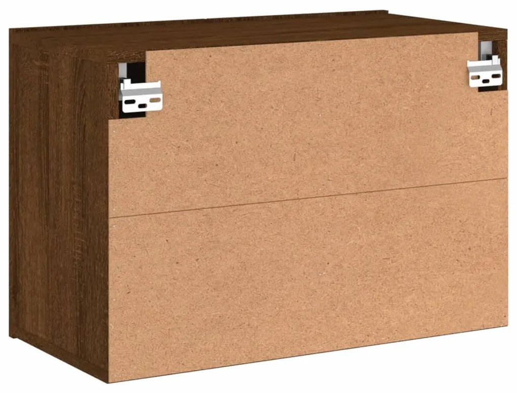 Móvel de parede para TV 60x30x41 cm carvalho castanho