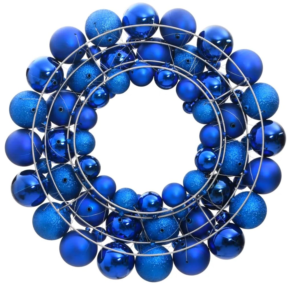 Guirlanda de Natal 45 cm poliestireno azul