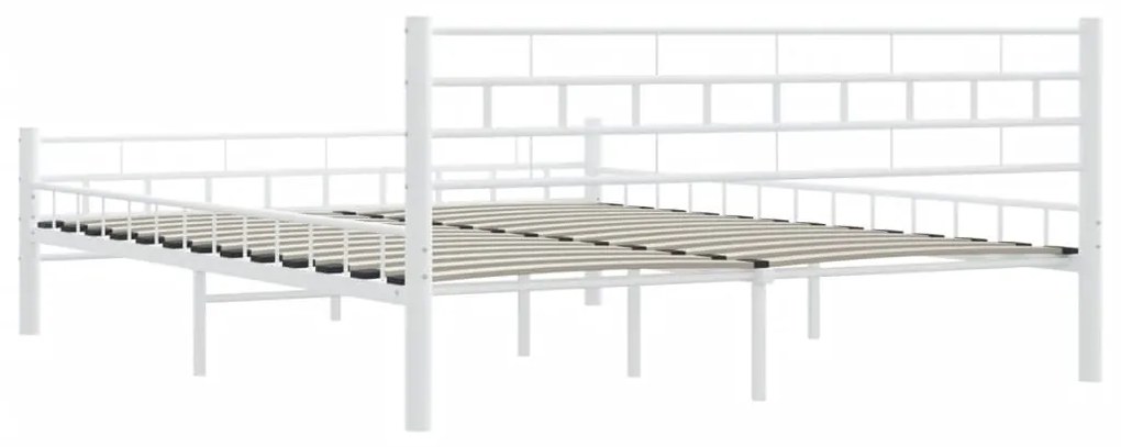 Estrutura de cama metal 160x200 cm branco