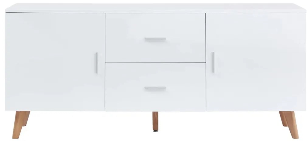Aparador 160x40x70 cm MDF branco