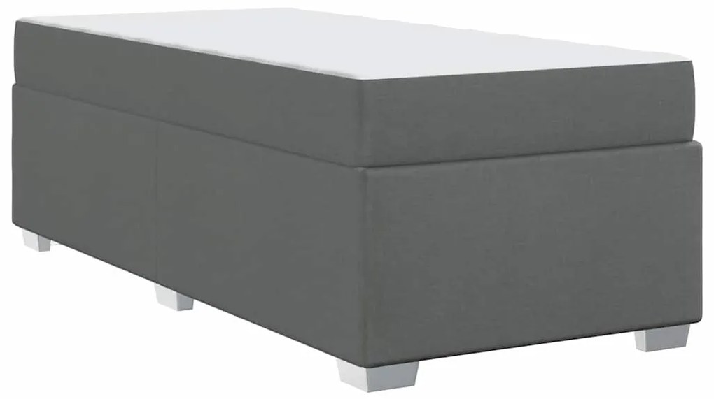 Estrutura da Cama Outros Cinzento escuro 90 x 190 cm tecido