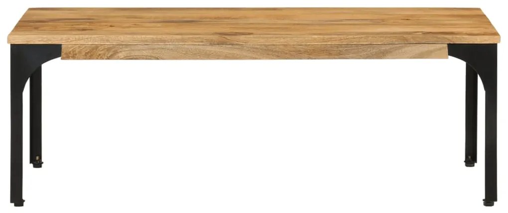 Mesa de centro 100x55x35 cm madeira de mangueira maciça