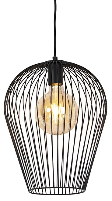 Candeeiro de suspensão design preto - Wire Ario Design
