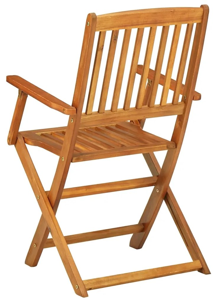13 pcs conjunto de jantar para jardim 280x90x75cm acácia maciça
