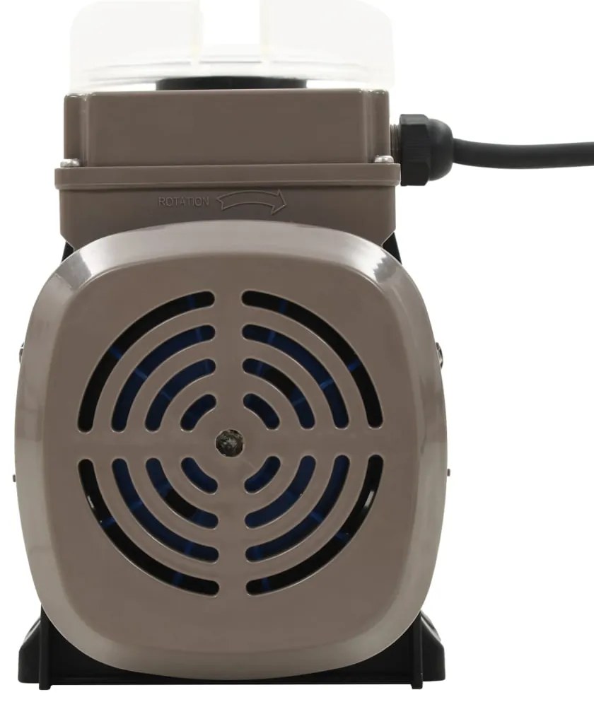 Bomba de piscina com temporizador preto 0,25 HP 8000 L/h