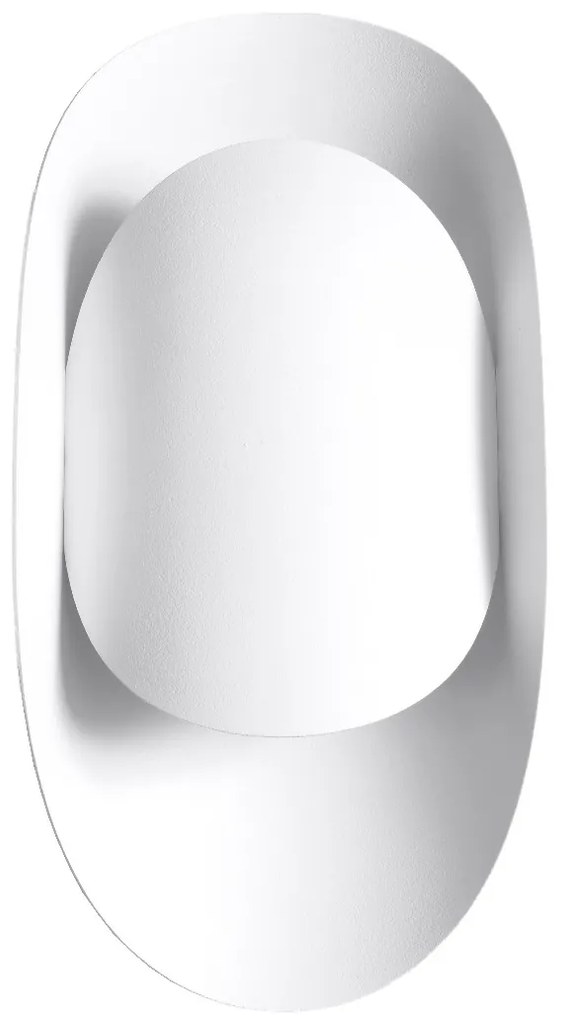 Aplique Candeeiro de parede Aço TEAR Branco