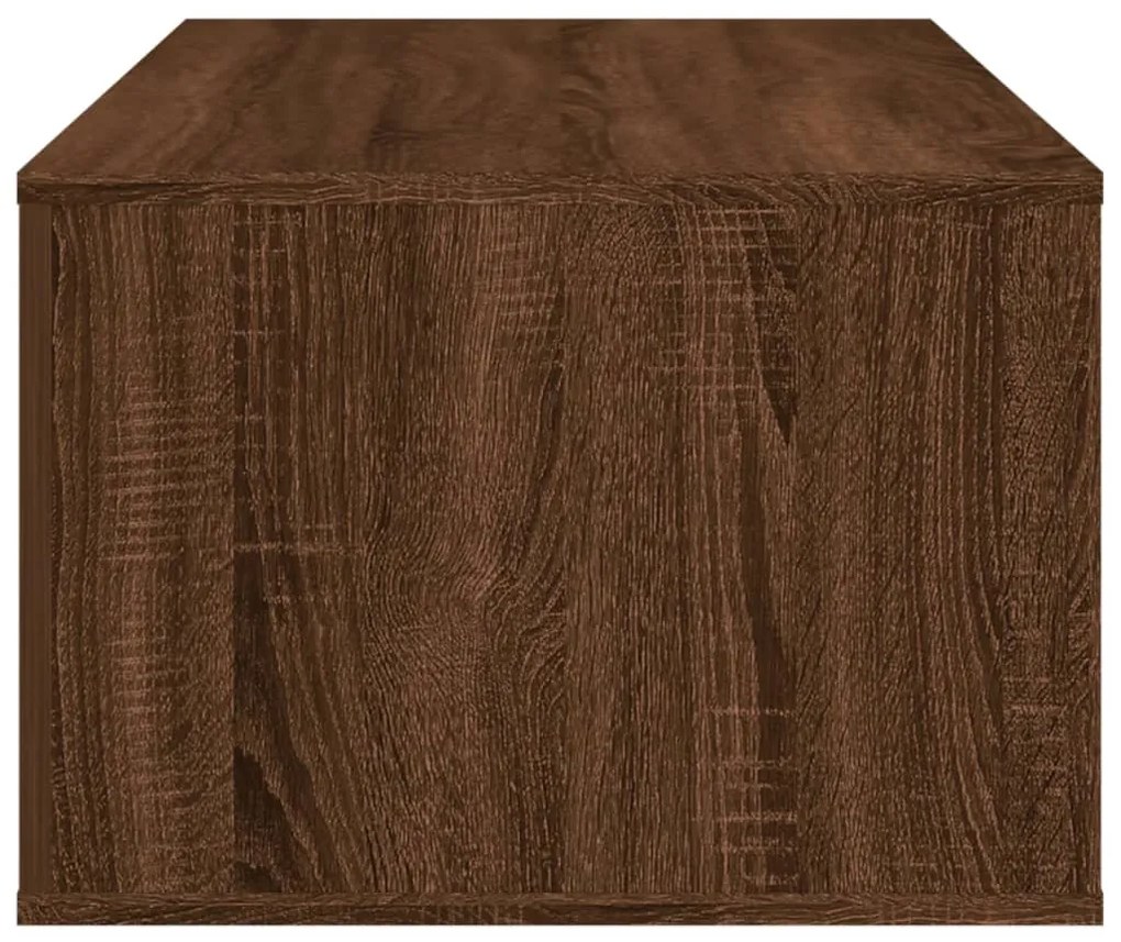 Mesa de centro 100x50,5x35 derivados madeira carvalho castanho