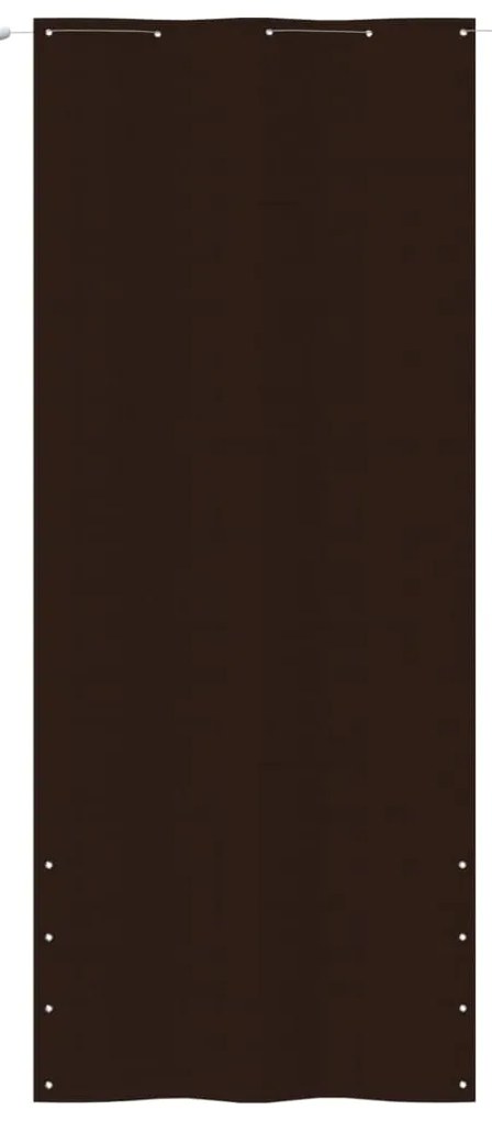 Tela de varanda 100x240 cm tecido oxford castanho