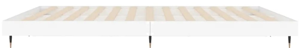 Estrutura de cama 200x200 cm derivados de madeira branco