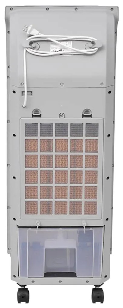 Climatizador de ar portátil 120 W 8 L 385 m³/h 37,5x35x94,5 cm