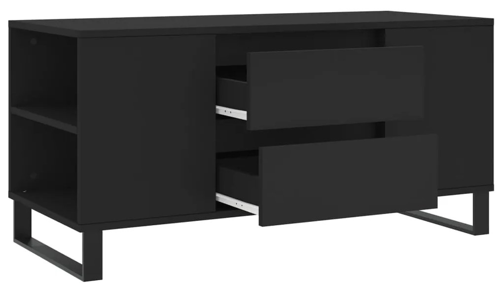 Mesa de centro 102x44,5x50 cm derivados de madeira preto