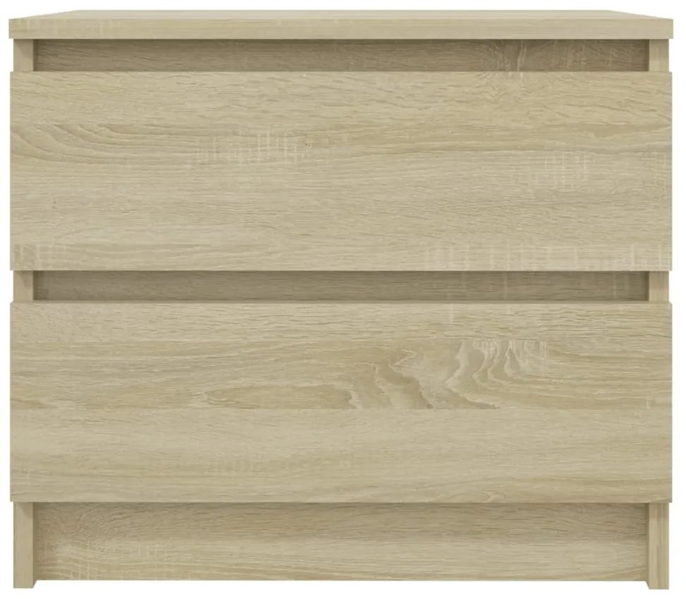Mesa de cabeceira derivados de madeira carvalho sonoma