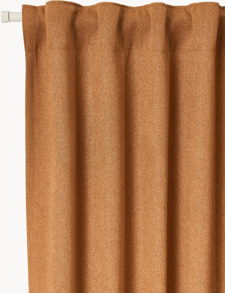 Cortinas opacas multi-banda Joan, conjunto de 2, vários tamanhos