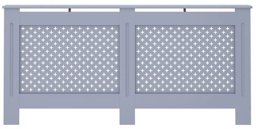 Cobertura de radiador 172x19x81,5 cm MDF antracite