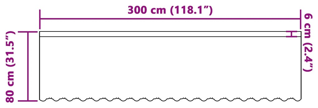 Cortina de Renda com cortinas Floral Branco 300 x 80 cm Poliéster