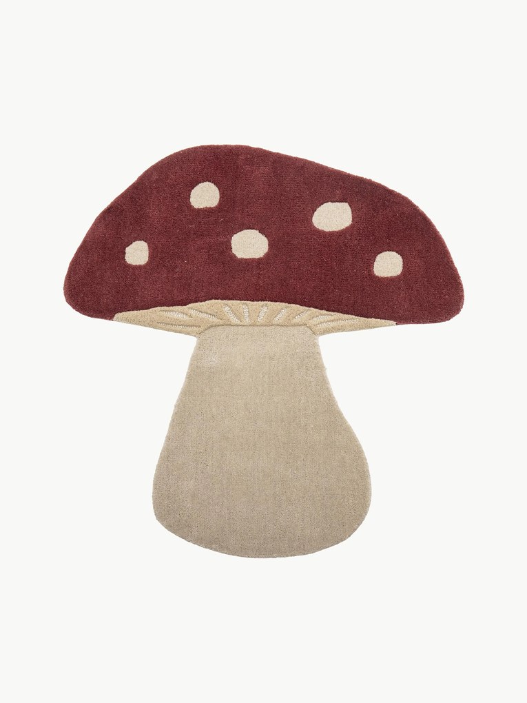 Tapete para crianças em lã Mushroom