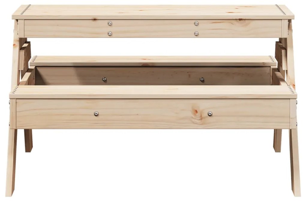 Mesa de piquenique para crianças 88x97x52 cm pinho maciço