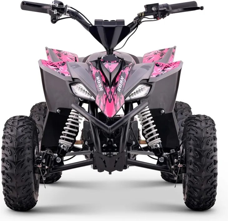 MINI MOTO 4 PARA CRIANÇAS 1000W 36V Roan RATTE C/ Marcha atrás e limitador Rosa