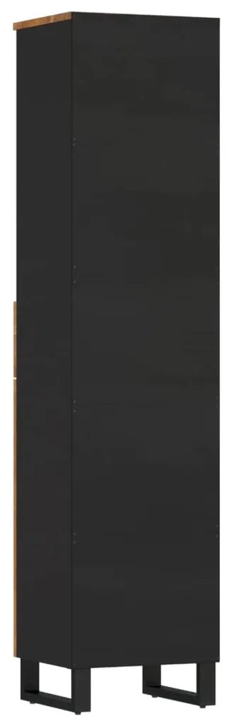 Armário de casa de banho 38x33x160 cm mangueira maciça