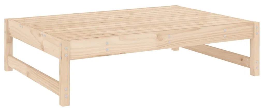 Apoio de pés para jardim 120x80 cm pinho maciço