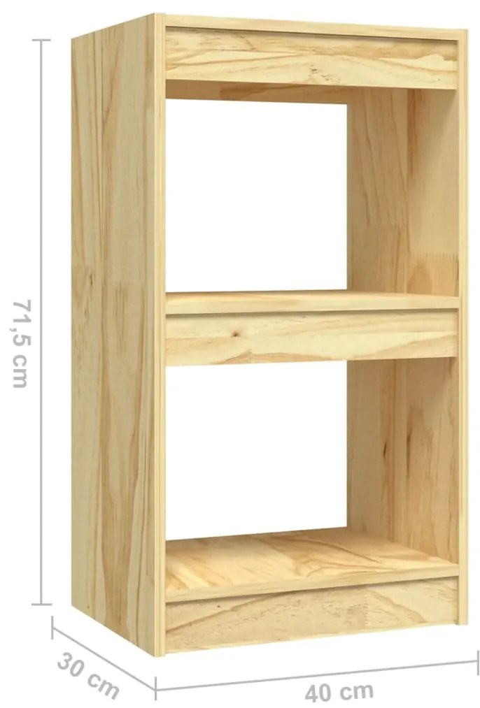 Estante 40x30x71,5 cm pinho maciço